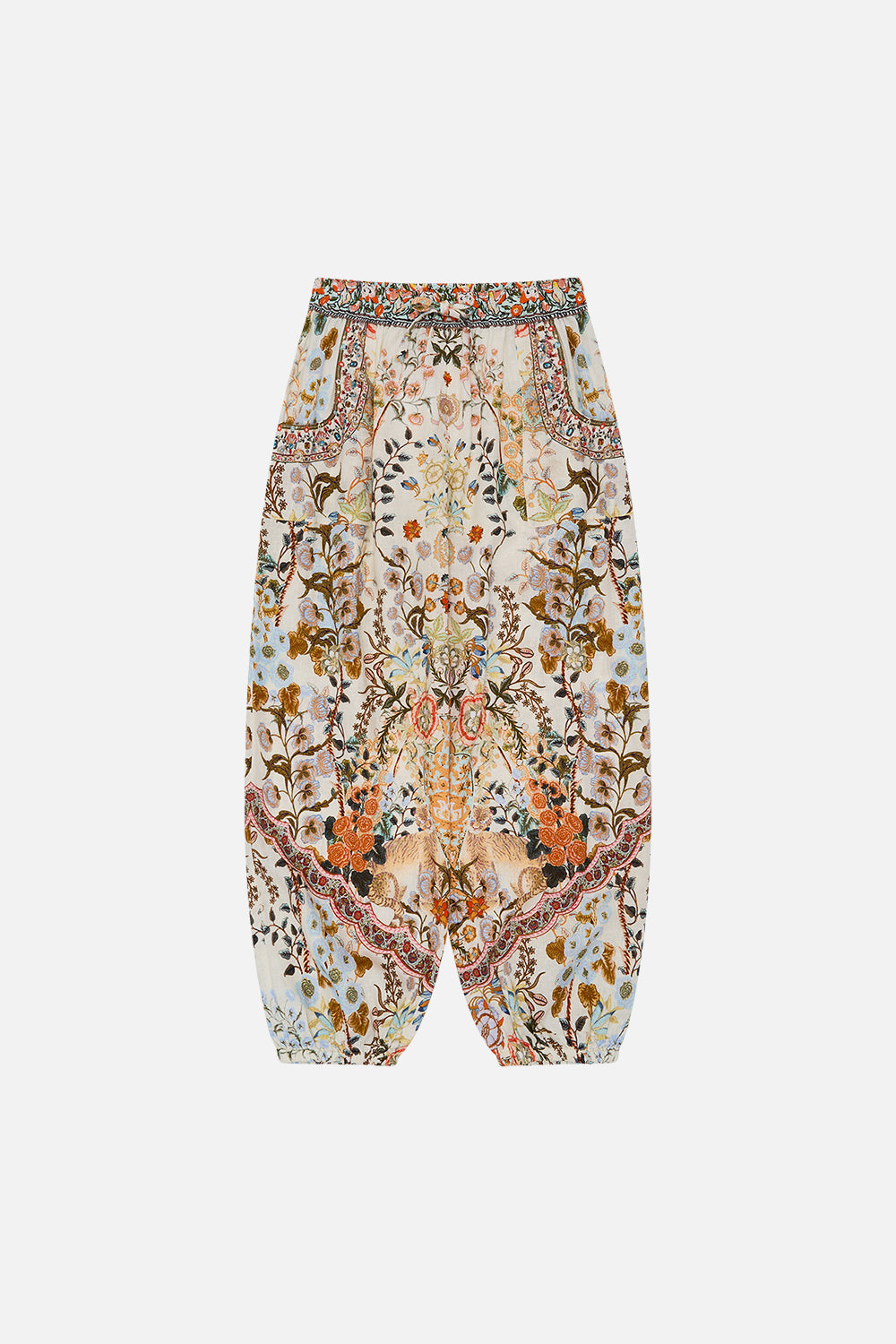 Milla By Milla By Milla By CAMILLA Kids Relaxed Beach Pant with Pockets 4-10 in Honour of Heirlooms print