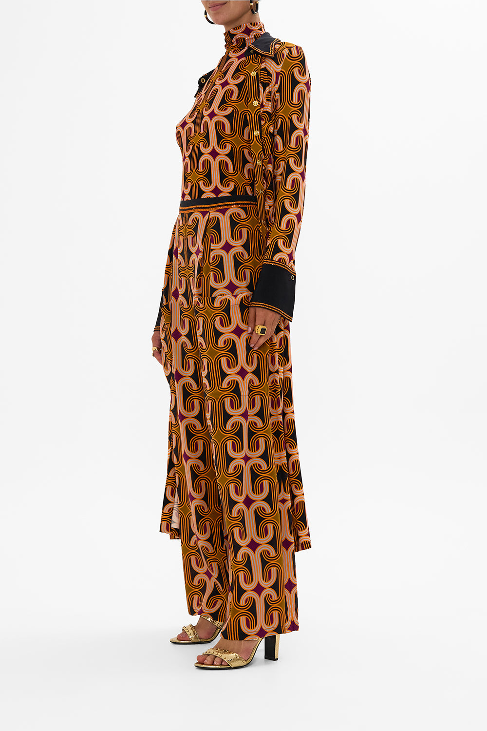 WIDE LEG TROUSER WITH FRONT POCKETS ONE NIGHT IN DE WALLEN