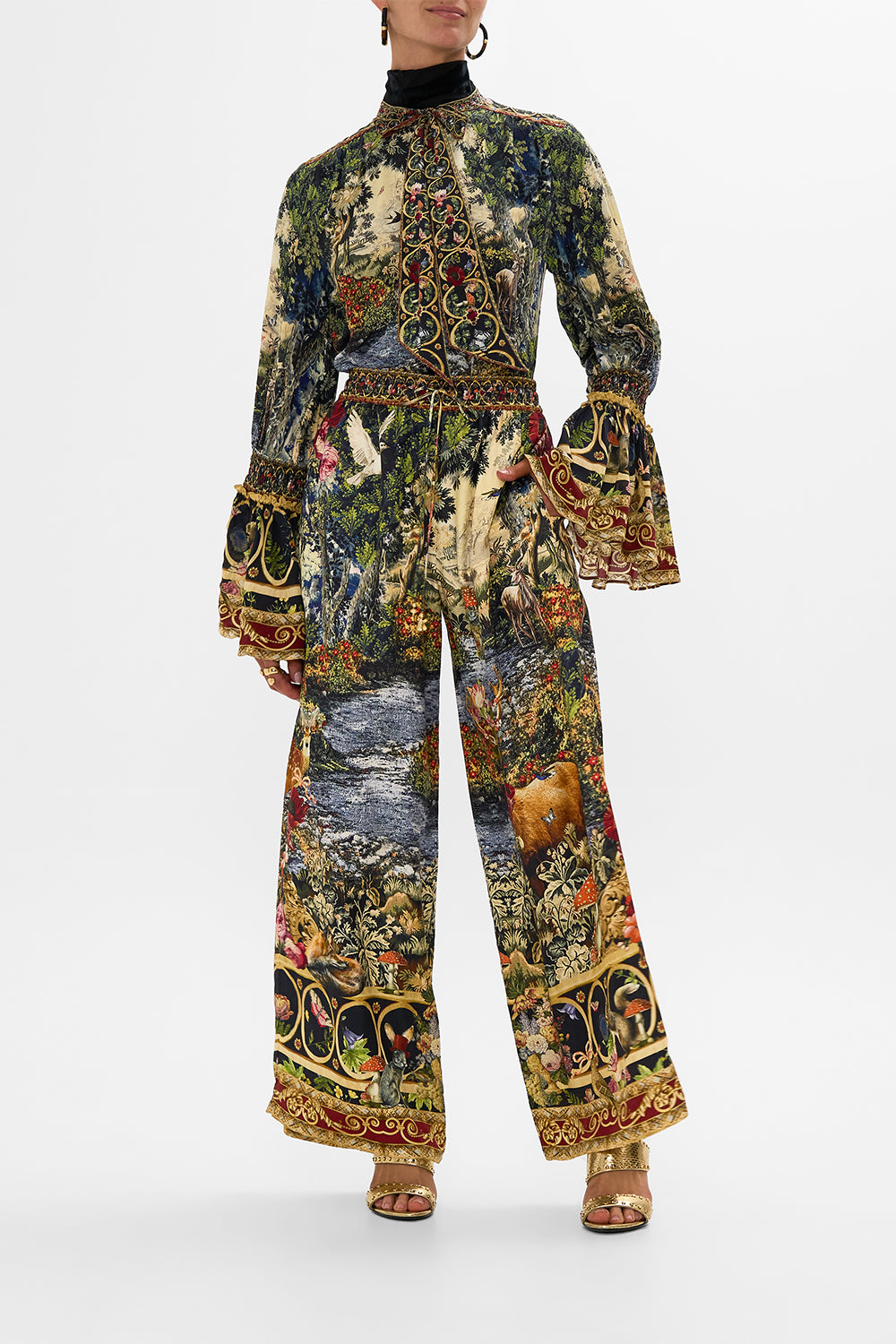 STRAIGHT LEG PANT TAPESTRY TOTEMS