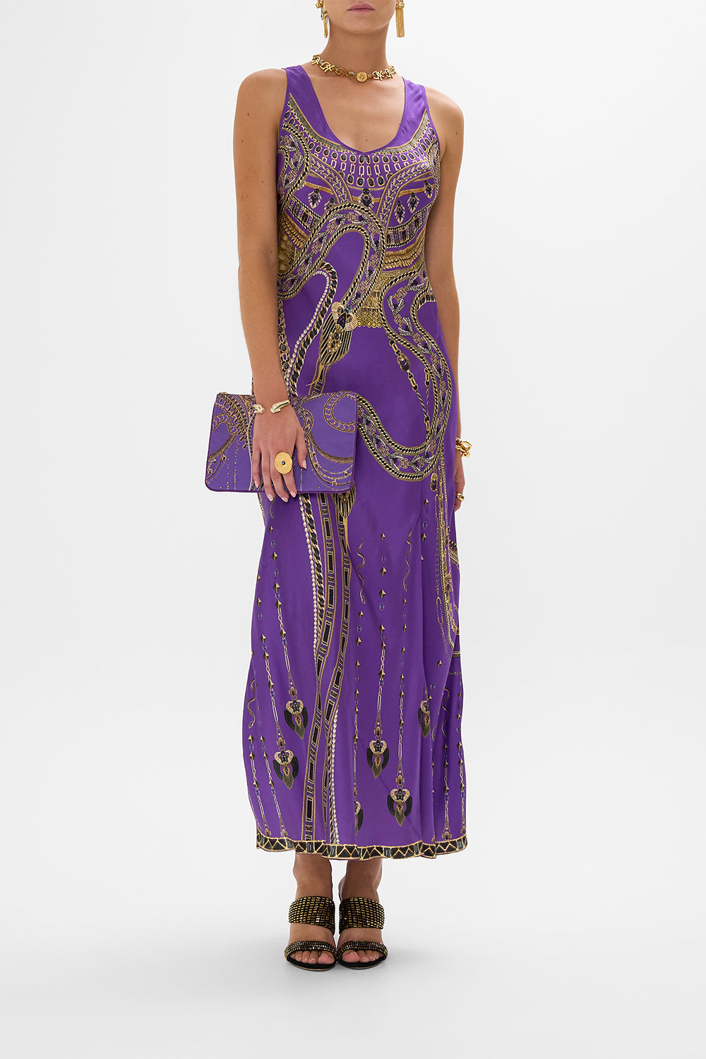 BIAS CUT TANK DRESS LUXORLAND LADY