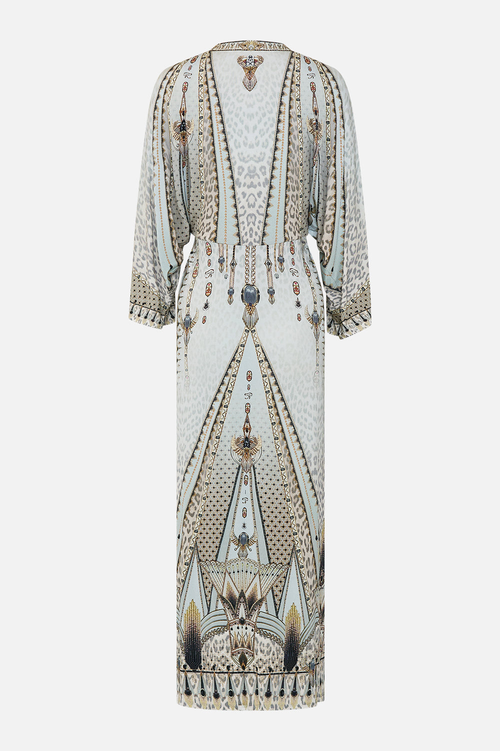 DRAPED JERSEY DRESS WITH HARDWARE SAHARA STARLET