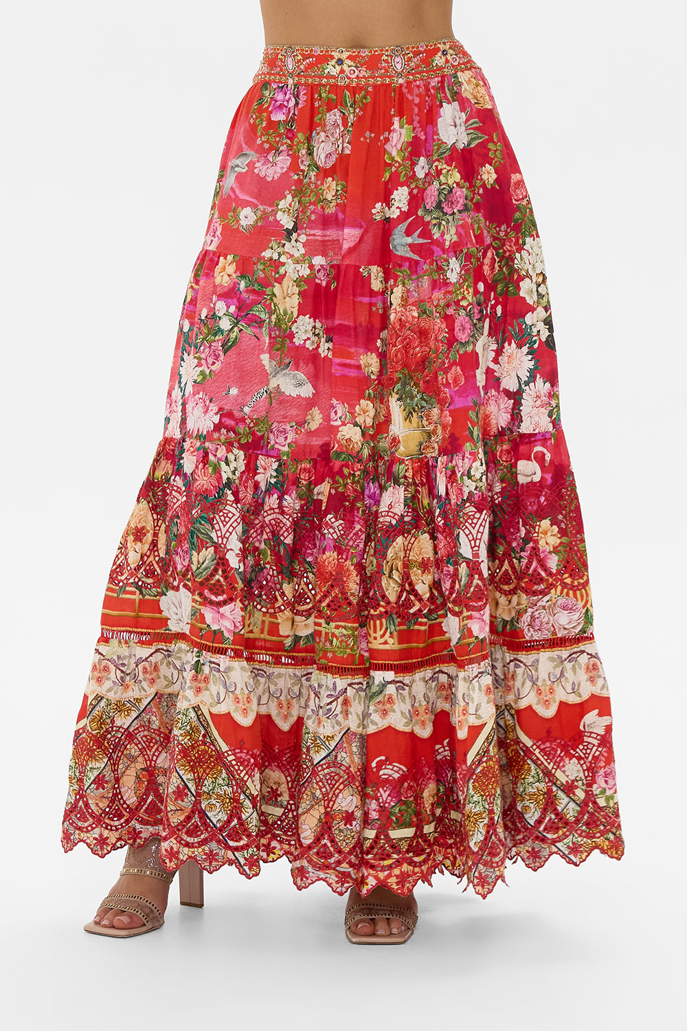 TIERED MAXI SKIRT SWEET HOME ALEXANDRIA