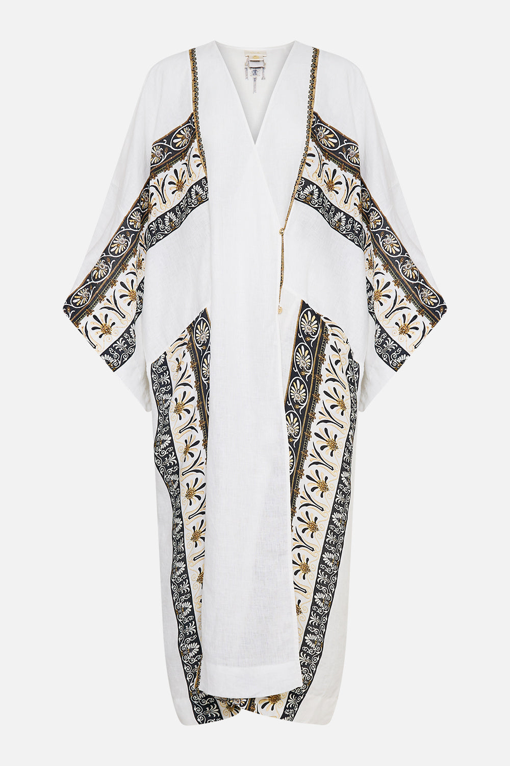 PANELLED WRAP KAFTAN TEMPLES OF DENDARA