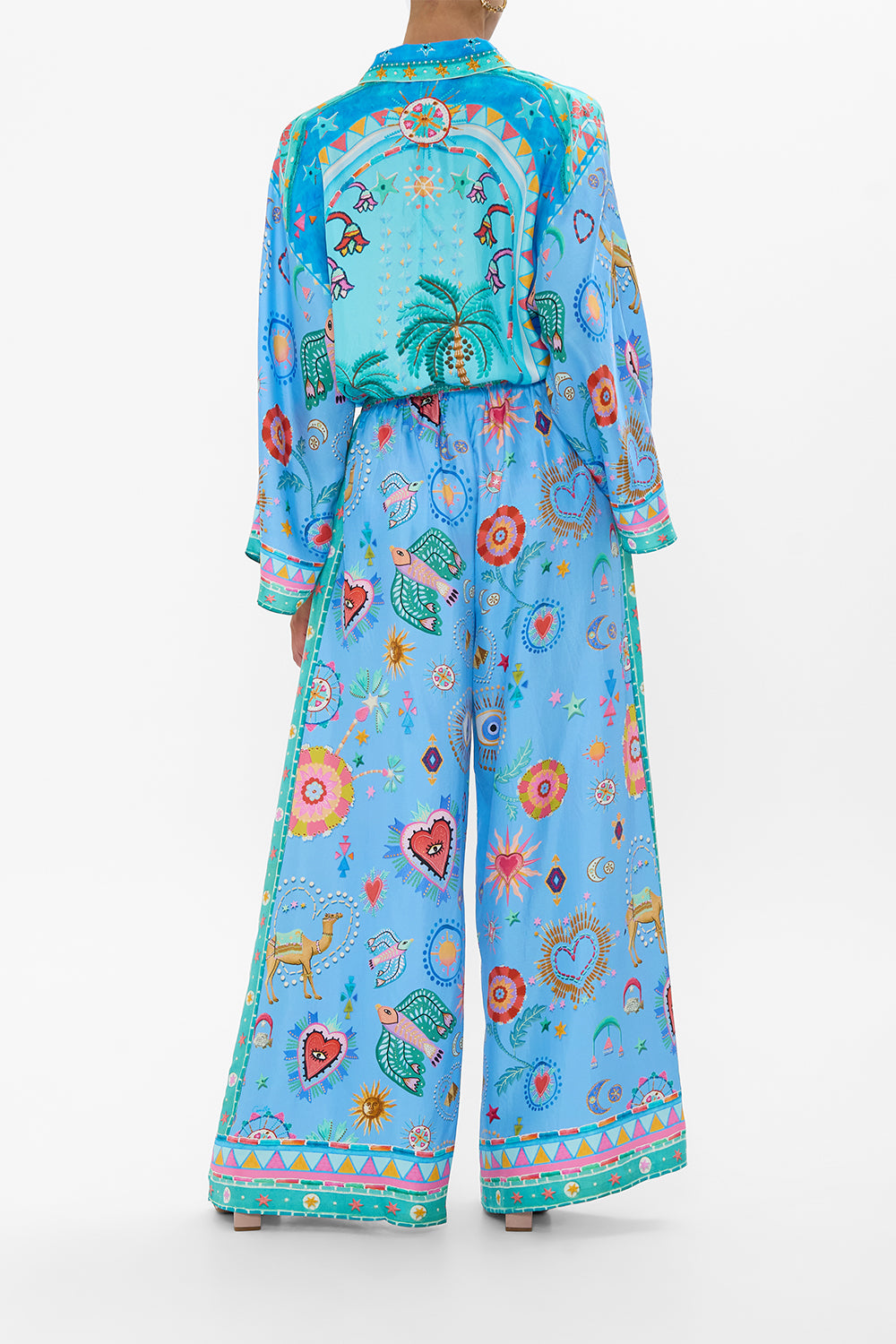 TUCK FRONT PANT A PAINTED VILLAGE