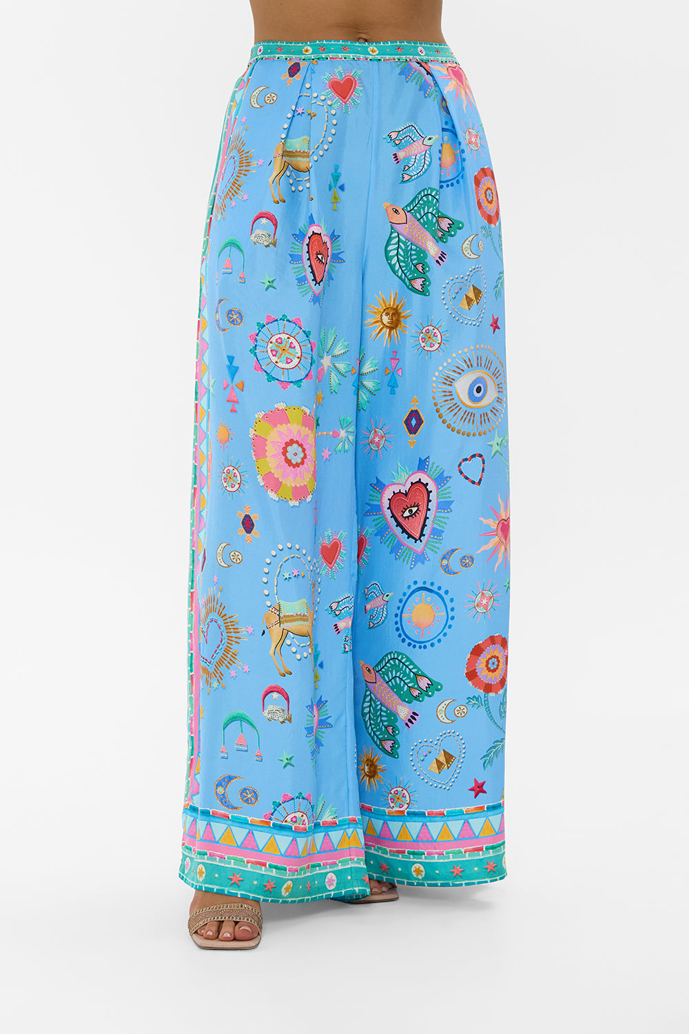 TUCK FRONT PANT A PAINTED VILLAGE