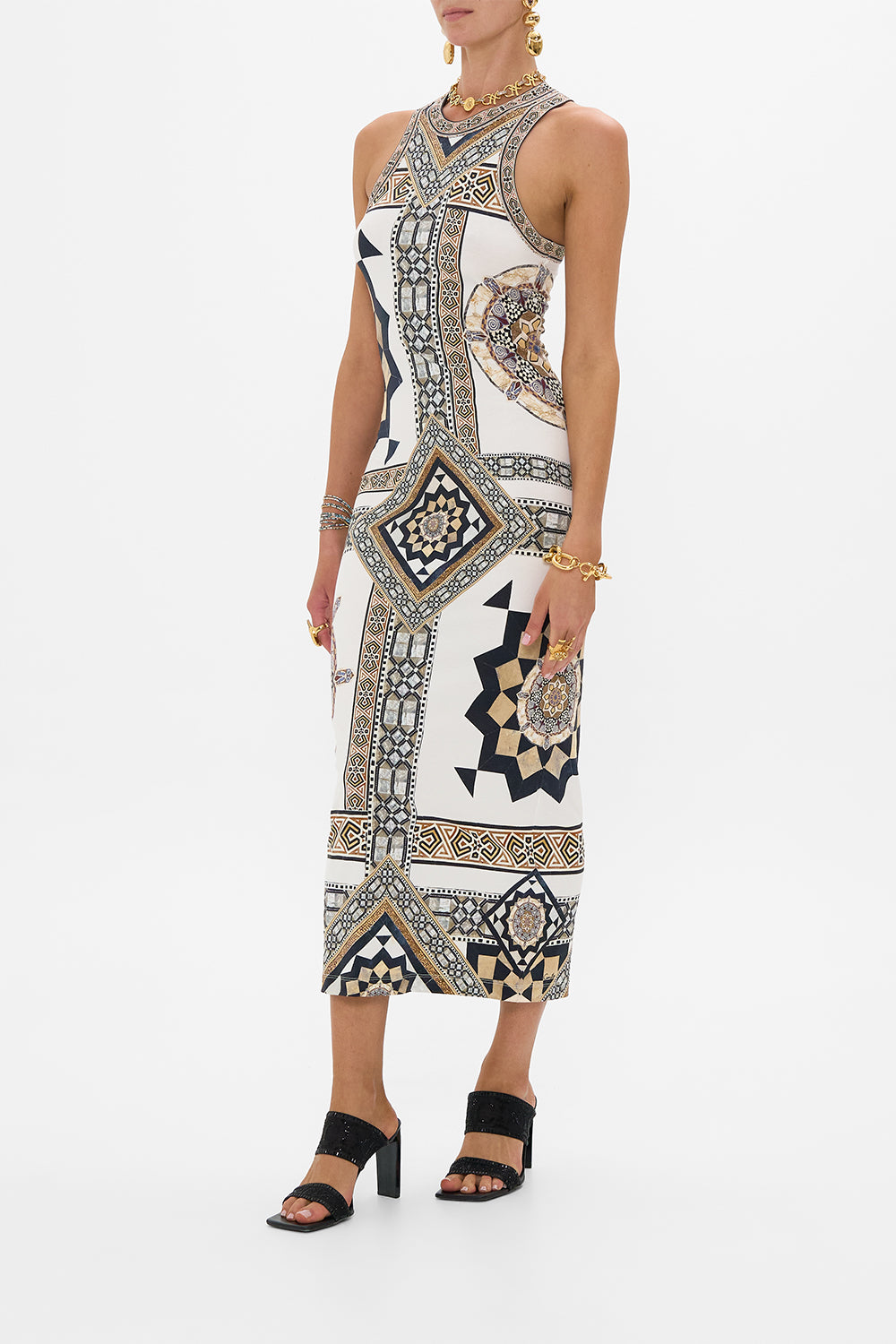 JERSEY TANK DRESS TILE STYLE