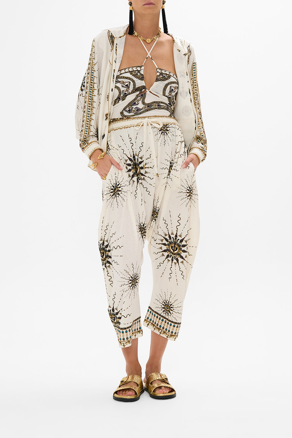 DRAPED JERSEY PANT GODDESS ENERGY