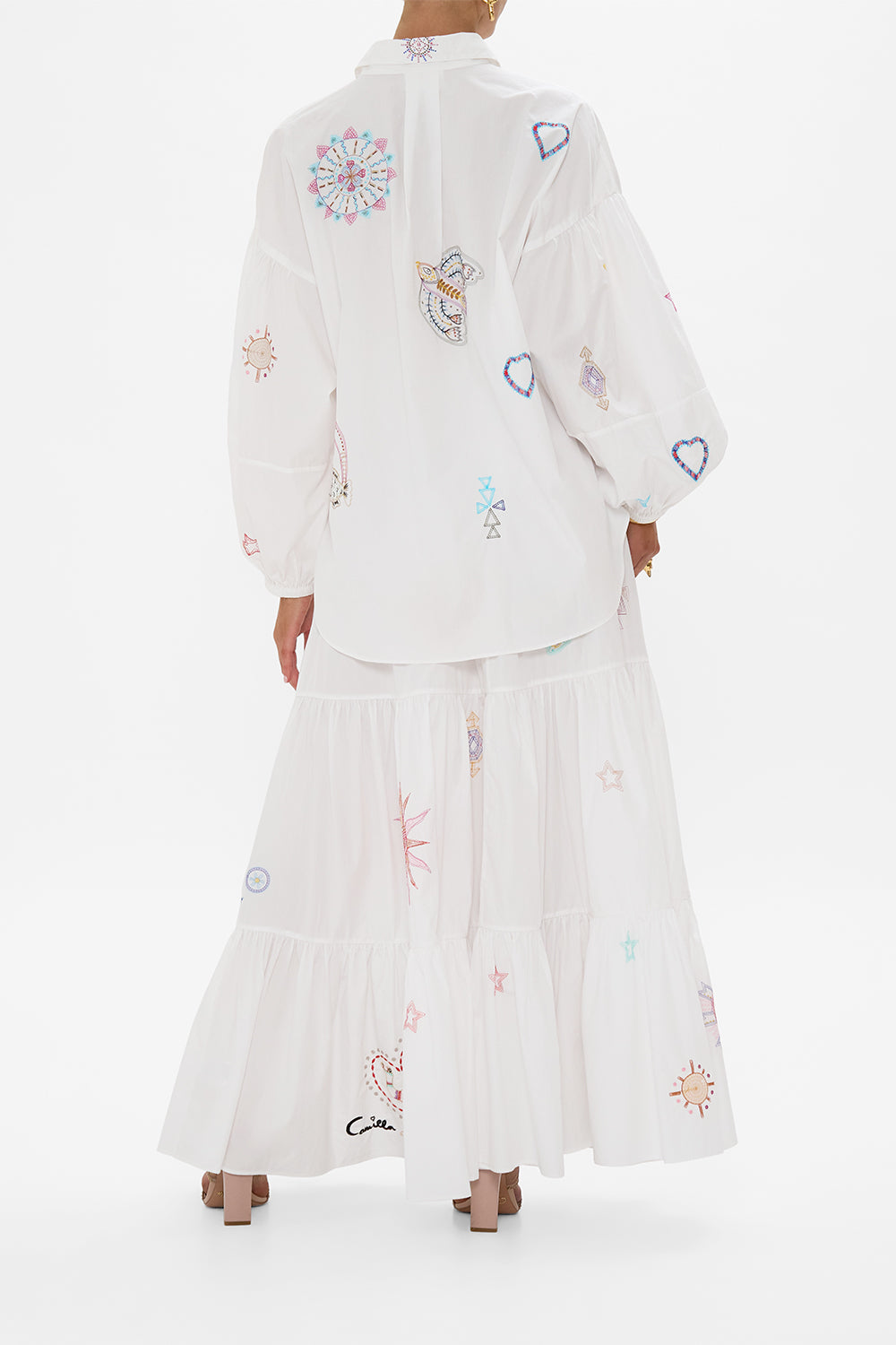 BALLOON SLEEVE SHIRT BLOUSE LIVING IN COLOUR