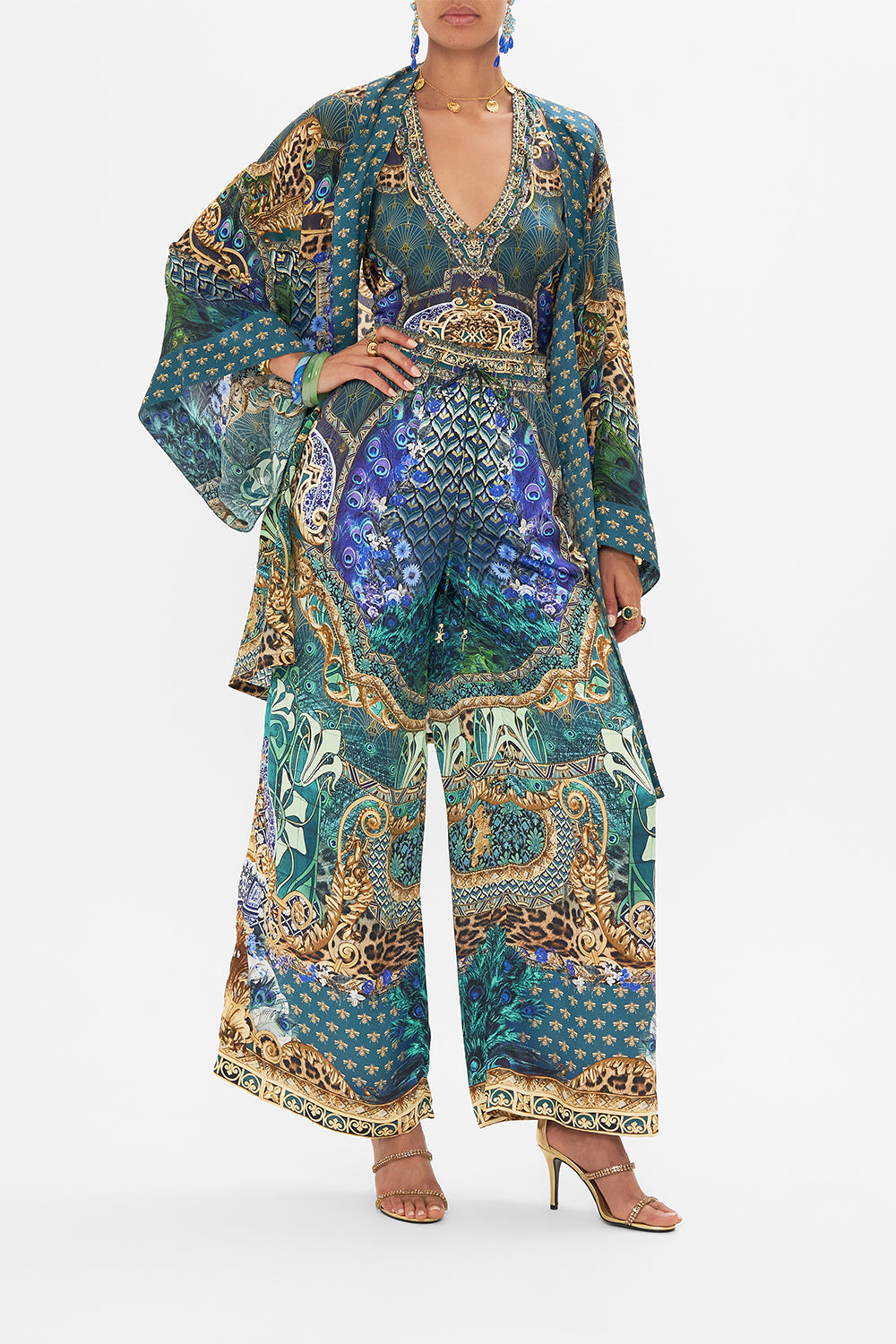 STRAIGHT LEG PANT FAN DANCE