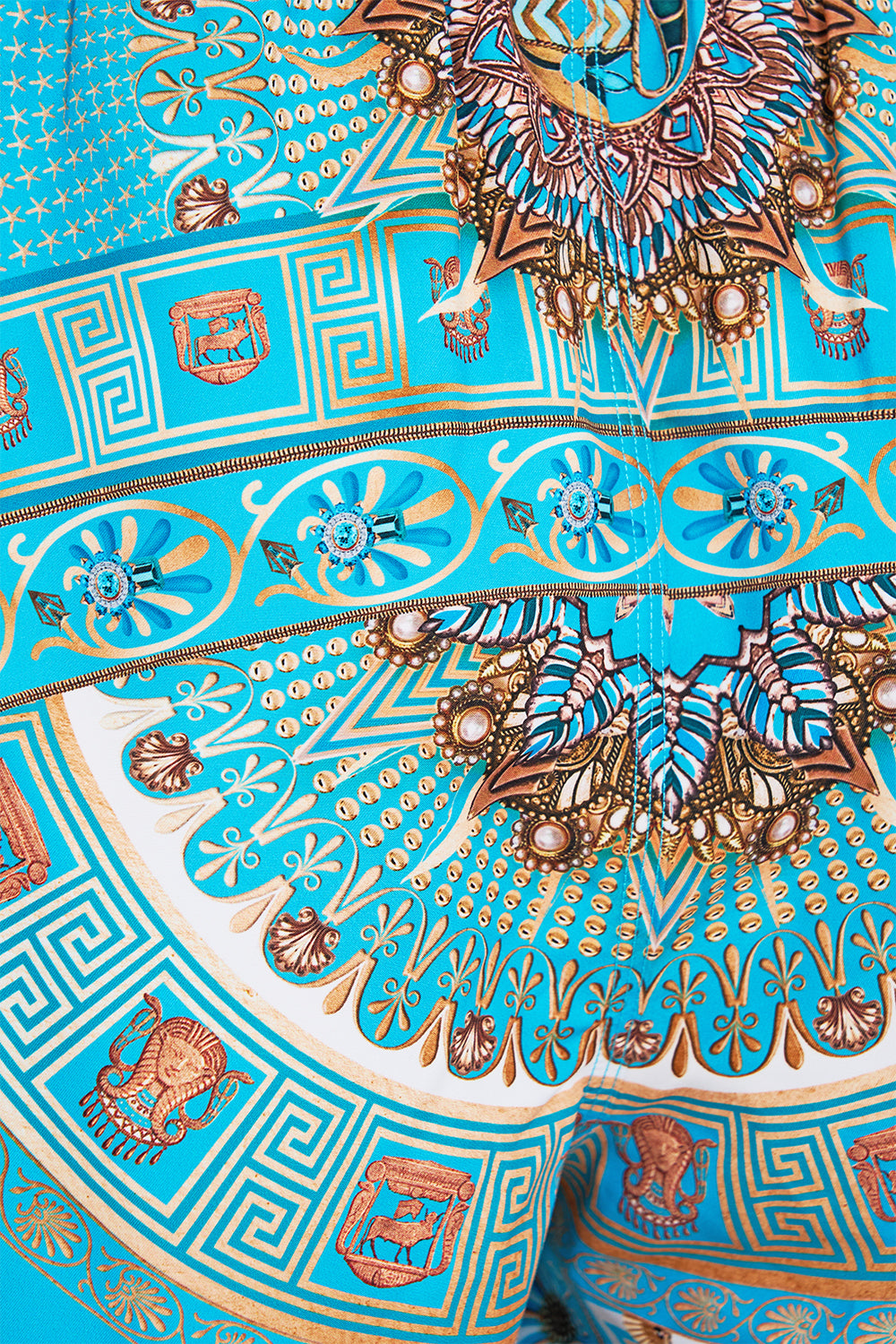 Hotell Franks By CAMILLA Mid Length Boardshort in Temple of Light Print