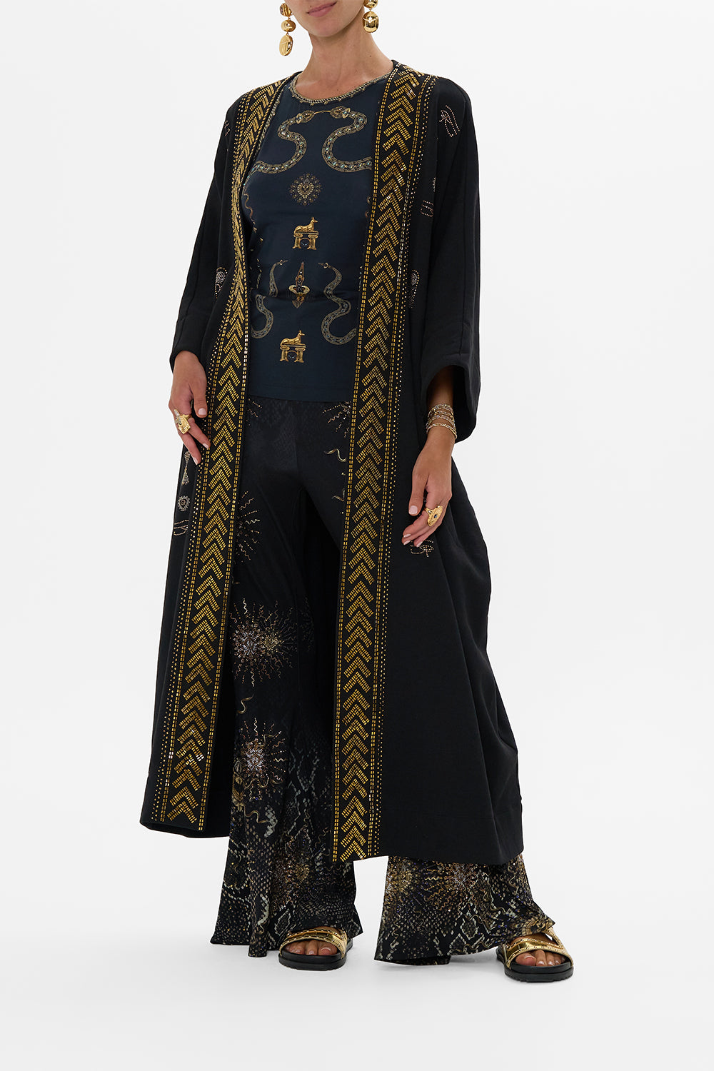 CAMILLA Fleece Layer in Call Me Cleopatra print