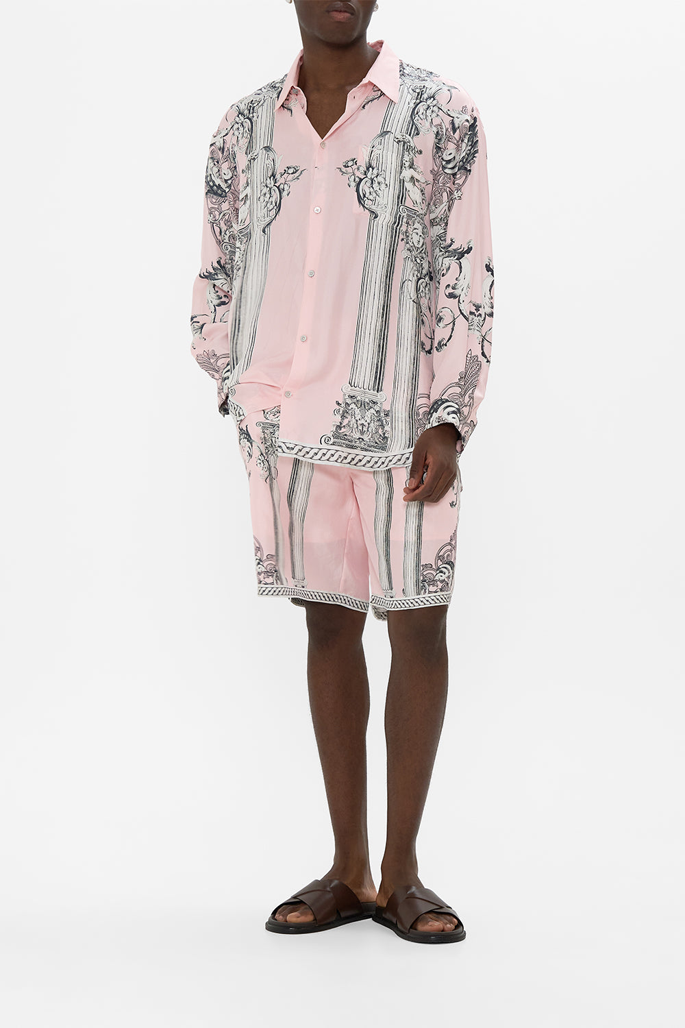 CAMILLA Oversized Shirt in Cave Of Wonders print