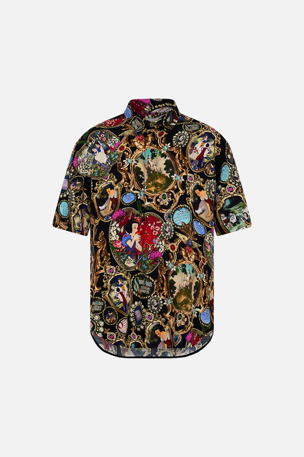 Disney CAMILLA silk shirt in Happuly Ever After print