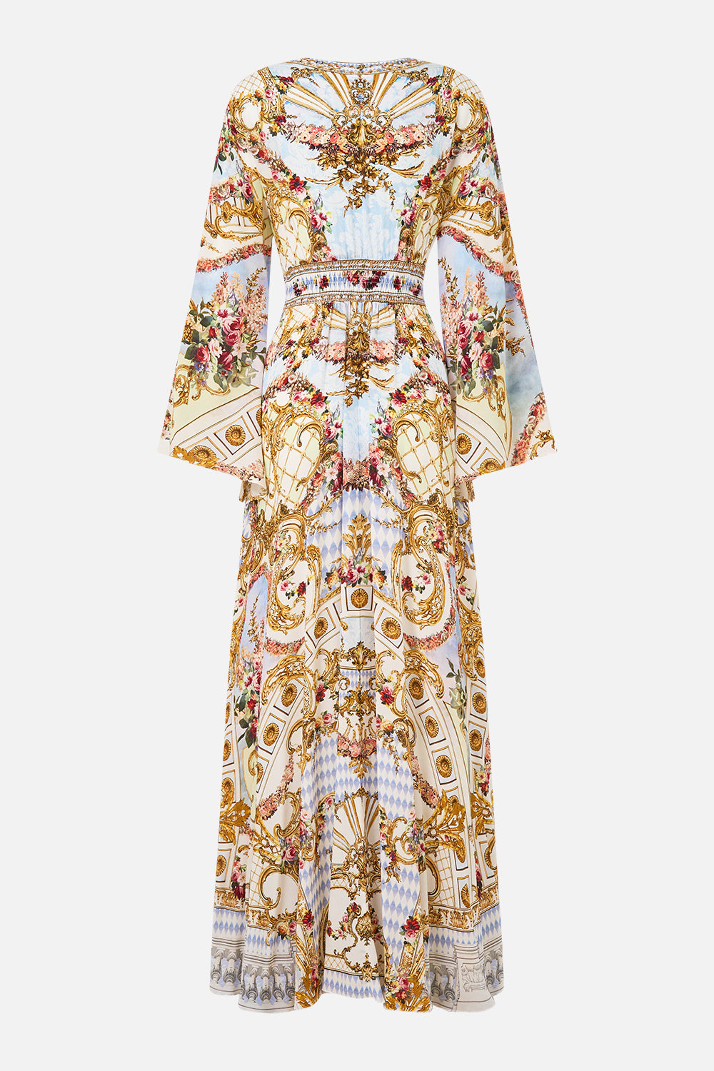 KIMONO SLEEVE DRESS WITH SHIRRING DETAIL THRONE GAMES