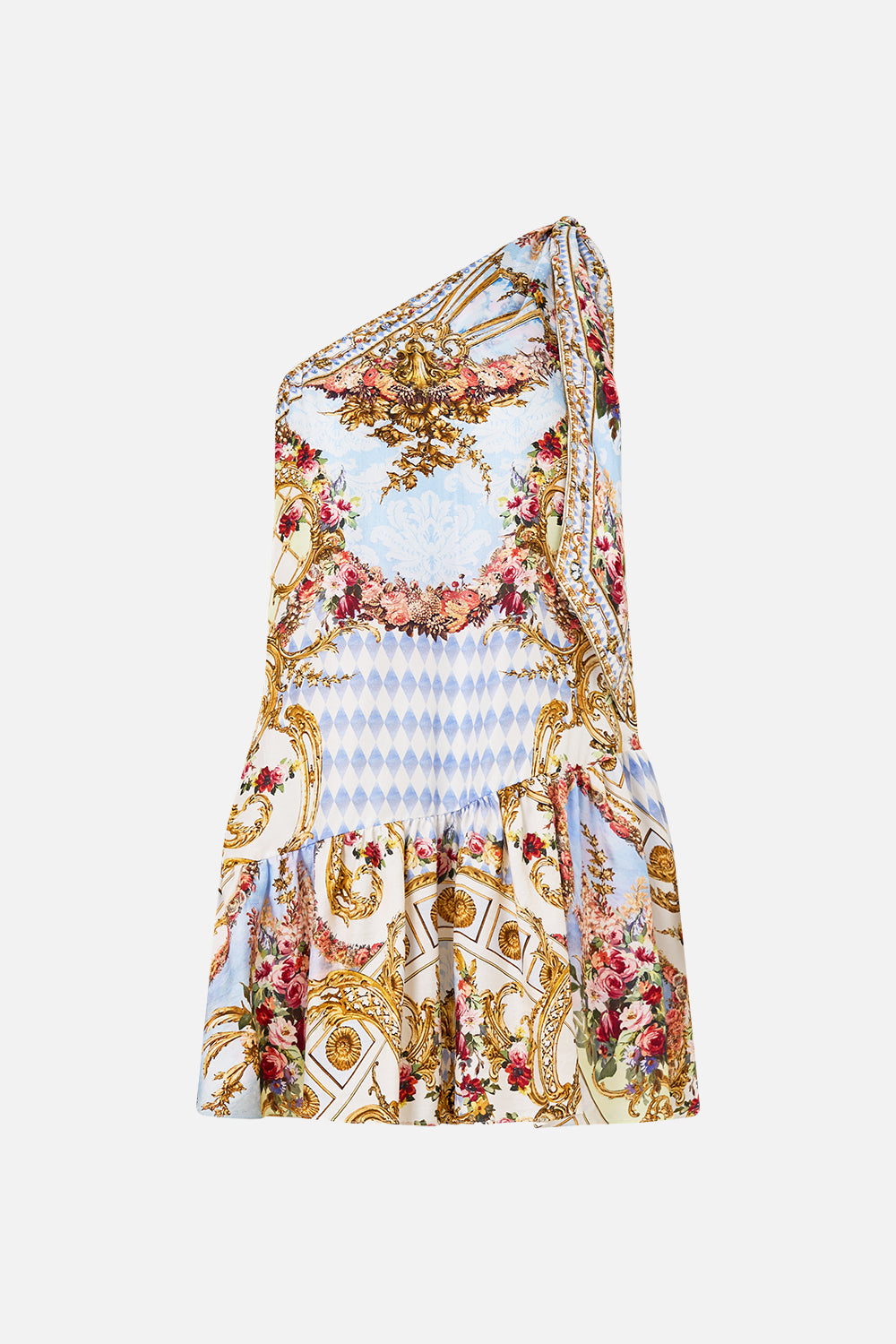 TIE ONE SHOULDER SHORT DRESS THRONE GAMES