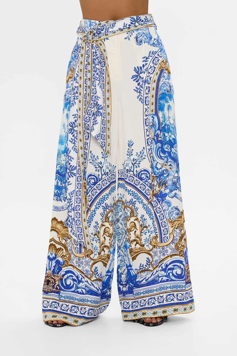 SCARF BELT WIDE LEG PANT AZUL ADVENTURES