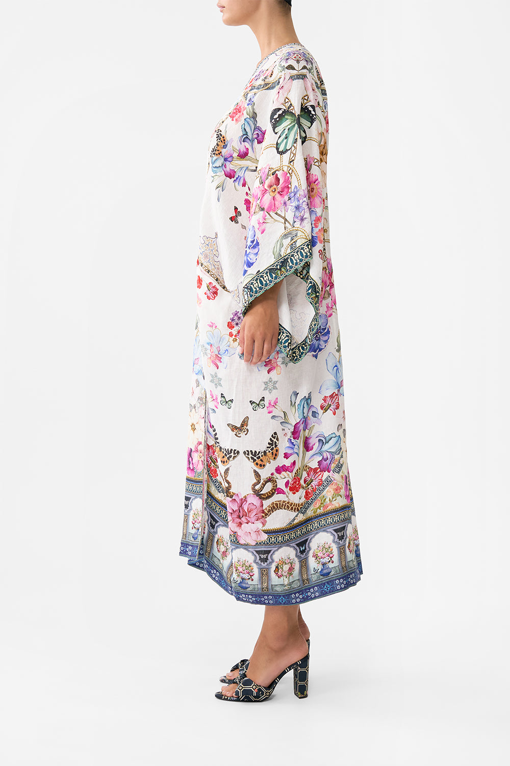 PANELLED WRAP KAFTAN MONSERRATE MAGIC