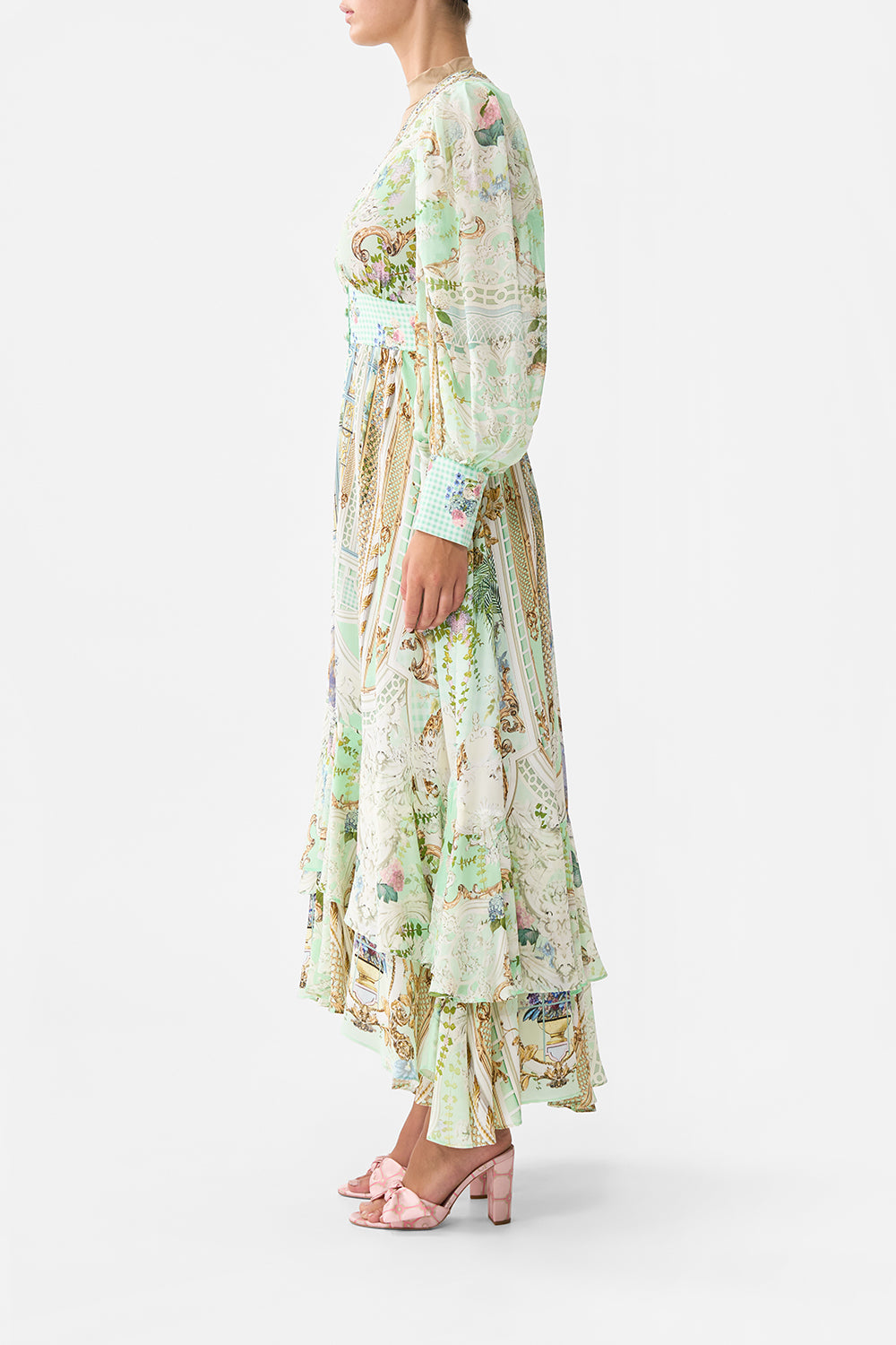 LONG BUTTON FRONT DRESS PESTANA PANORAMA