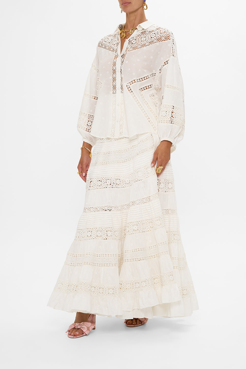 BALLOON SLEEVE SHIRT BLOUSE AZUL ADVENTURES