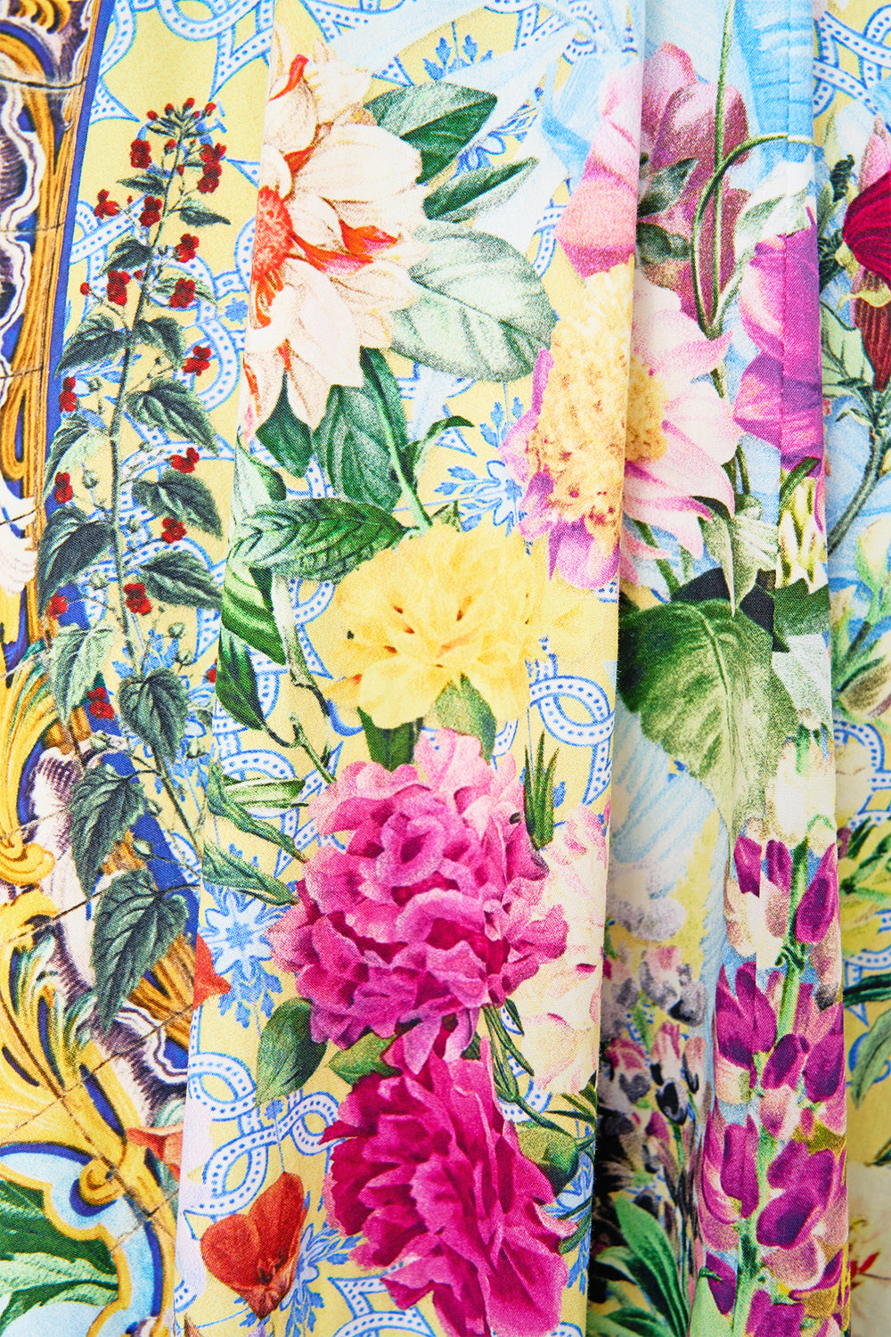 FRILL NECK DRESS WITH HARDWARE FLOR FANTÁSTICA