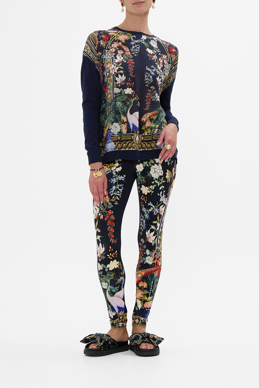CAMILLA Leggings in Palacio Poetry print