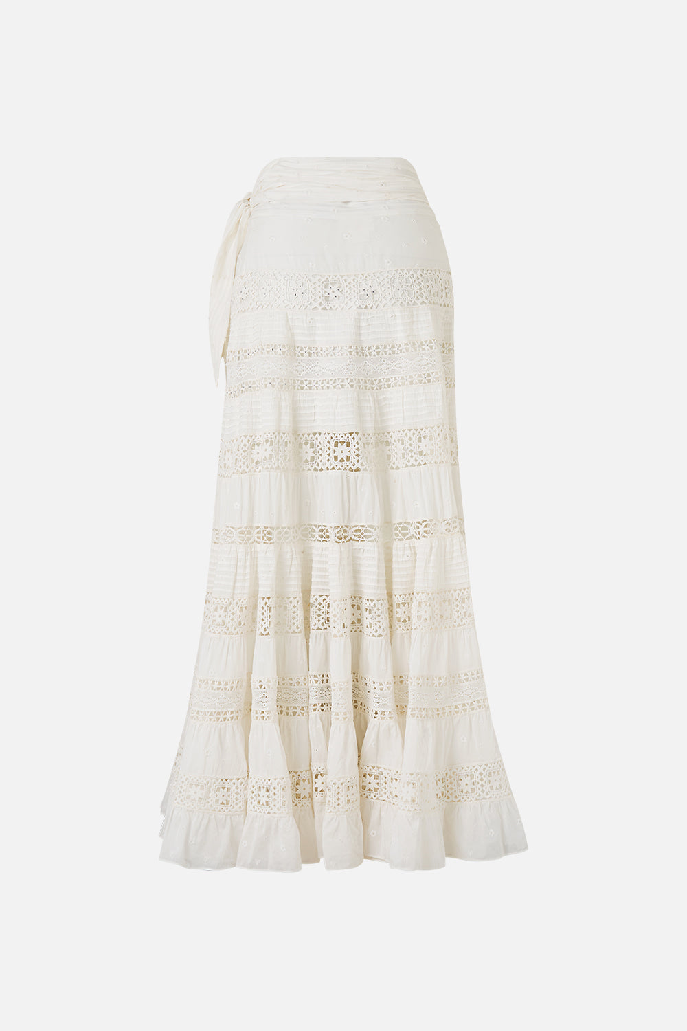 WRAP SKIRT WITH GATHERED PANELS AZUL ADVENTURES