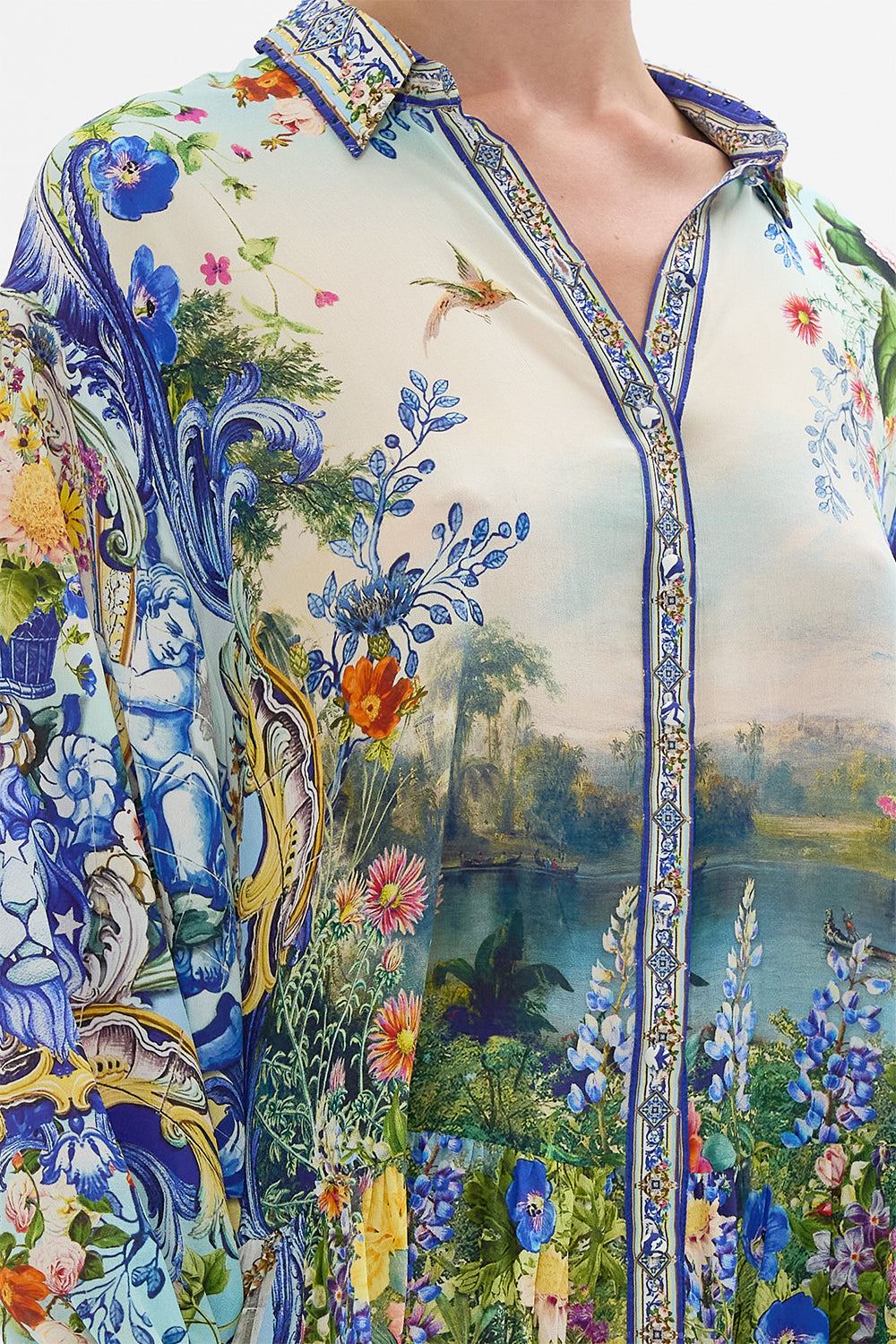 LONG SLEEVE TIERED SHORT DRESS WALL TO WALL WONDERS