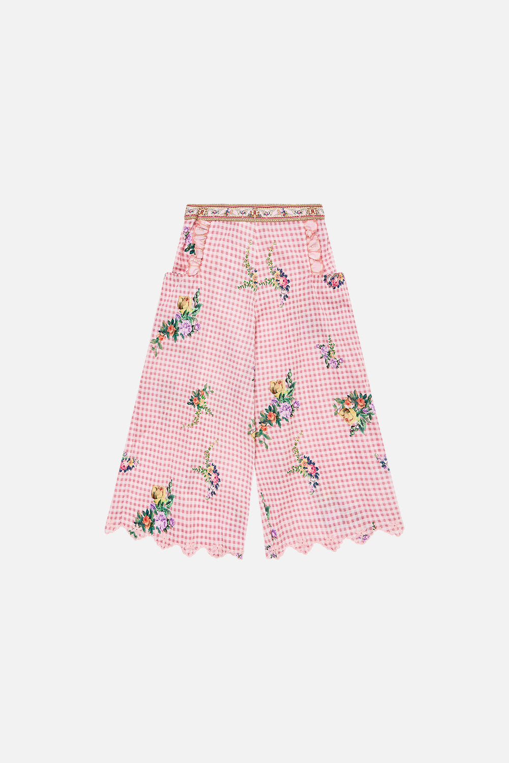 CAMILLA Kids Pant With Frill Pockets 4-10 in Lisbon Lullaby print