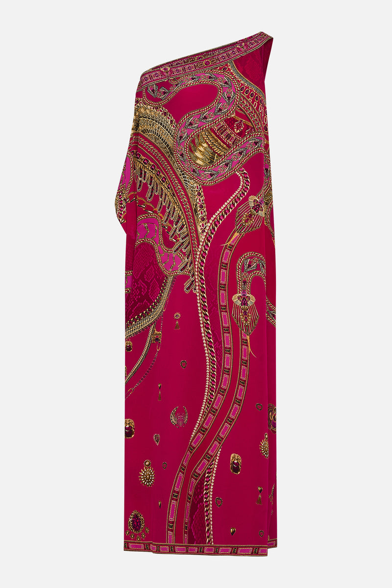 ONE SHOULDER KAFTAN WITH NECKBAND PIRATE PUNK