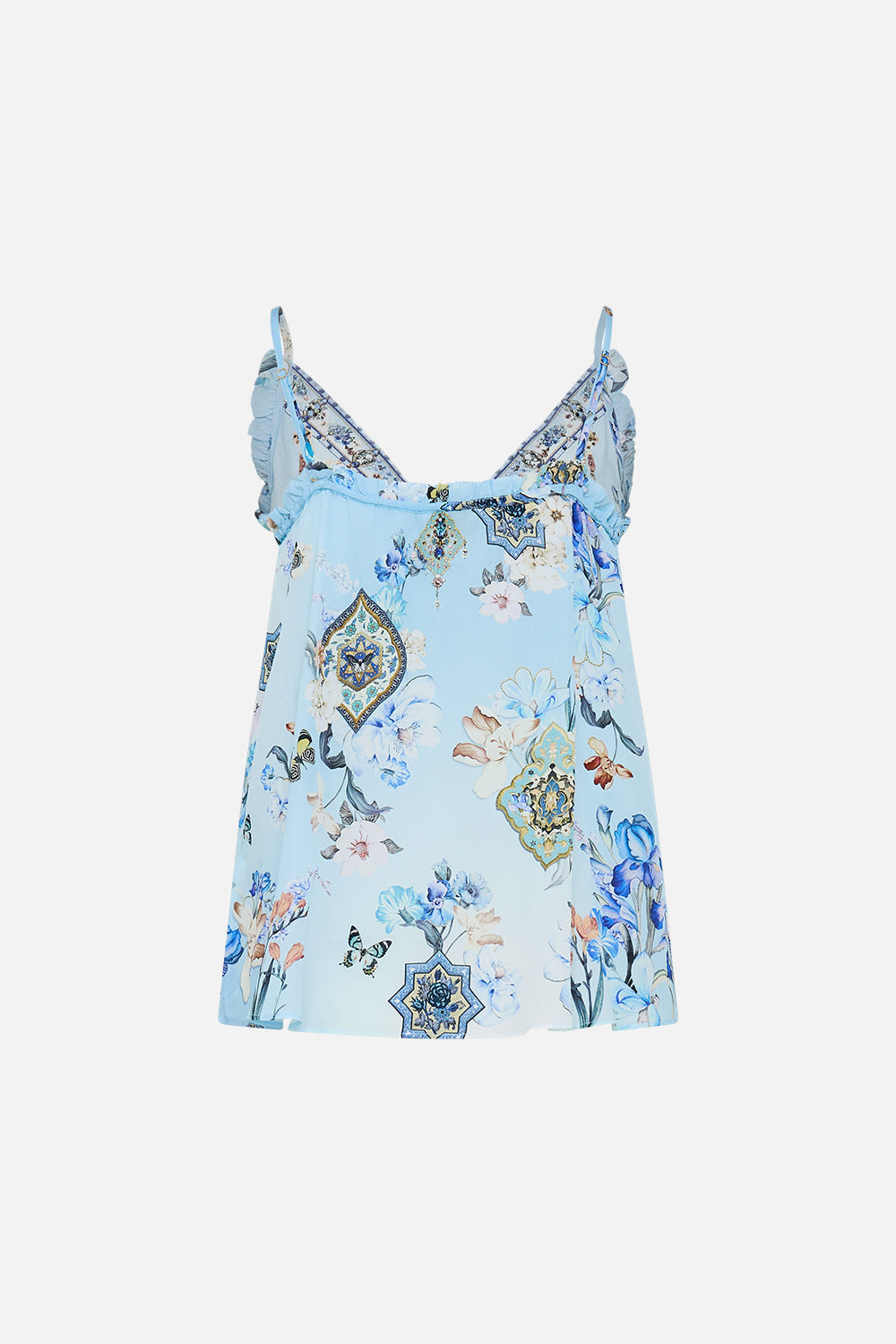 GATHERED CAMI WITH ADJUSTABLE STRAPS AL MANIAL PALACE MEMOIRS
