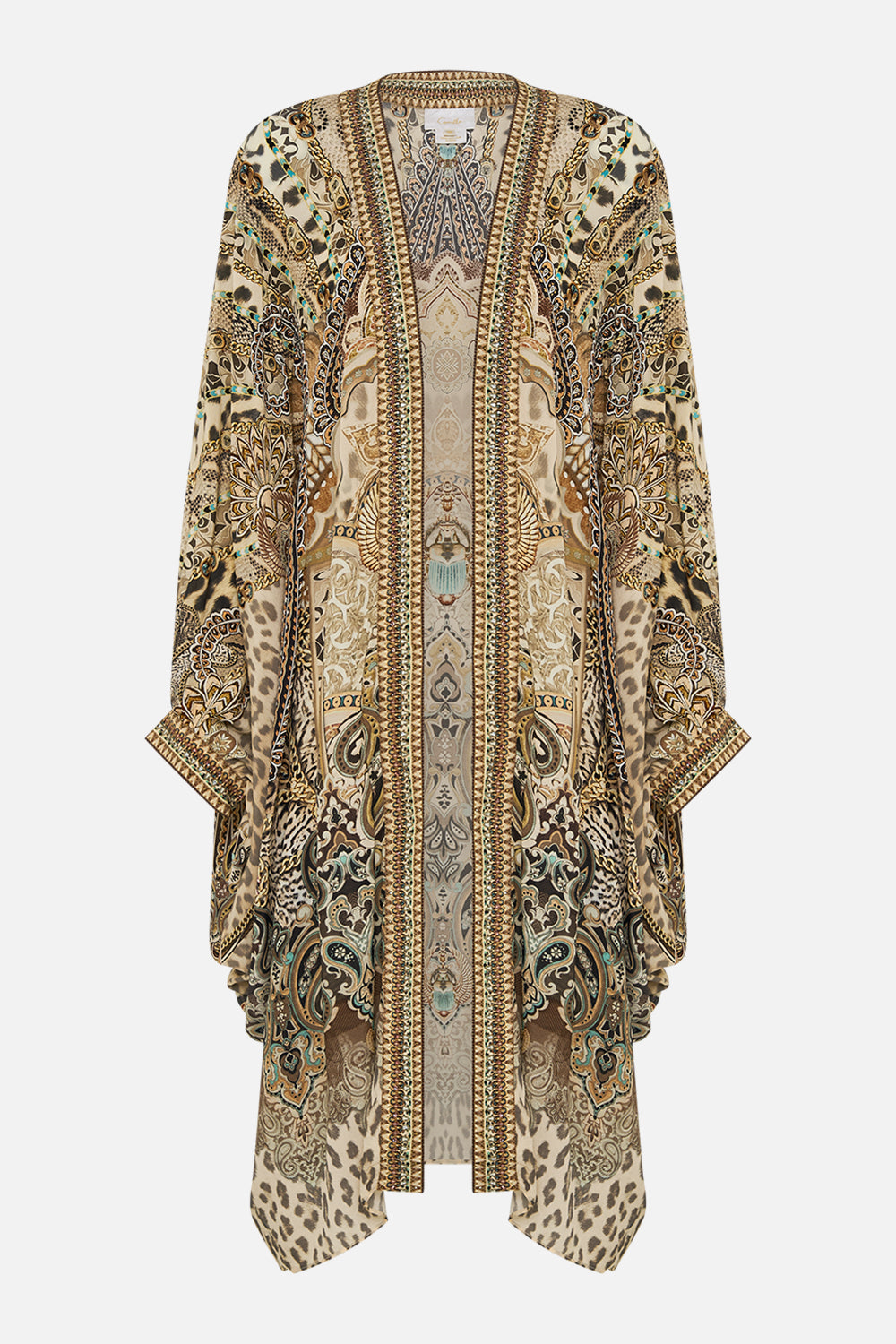 CAMILLA Dramatic Sleeve Cocoon Layer in The Throne Room print