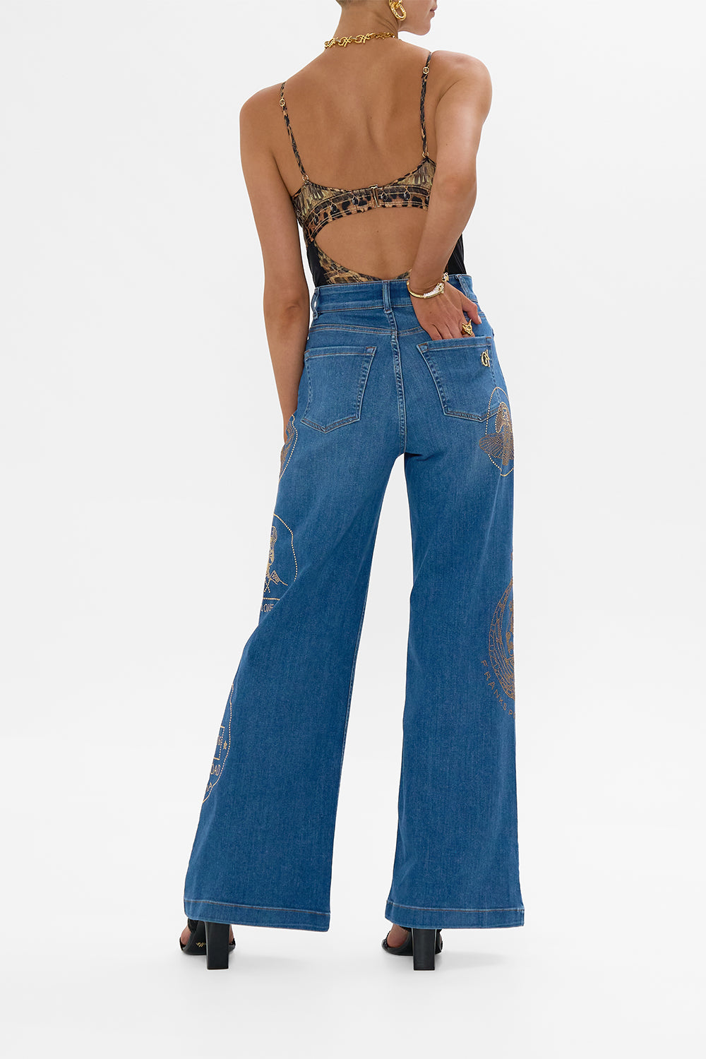 JENNA SOUL SEEKER HIGH WAISTED FLARE DENIM