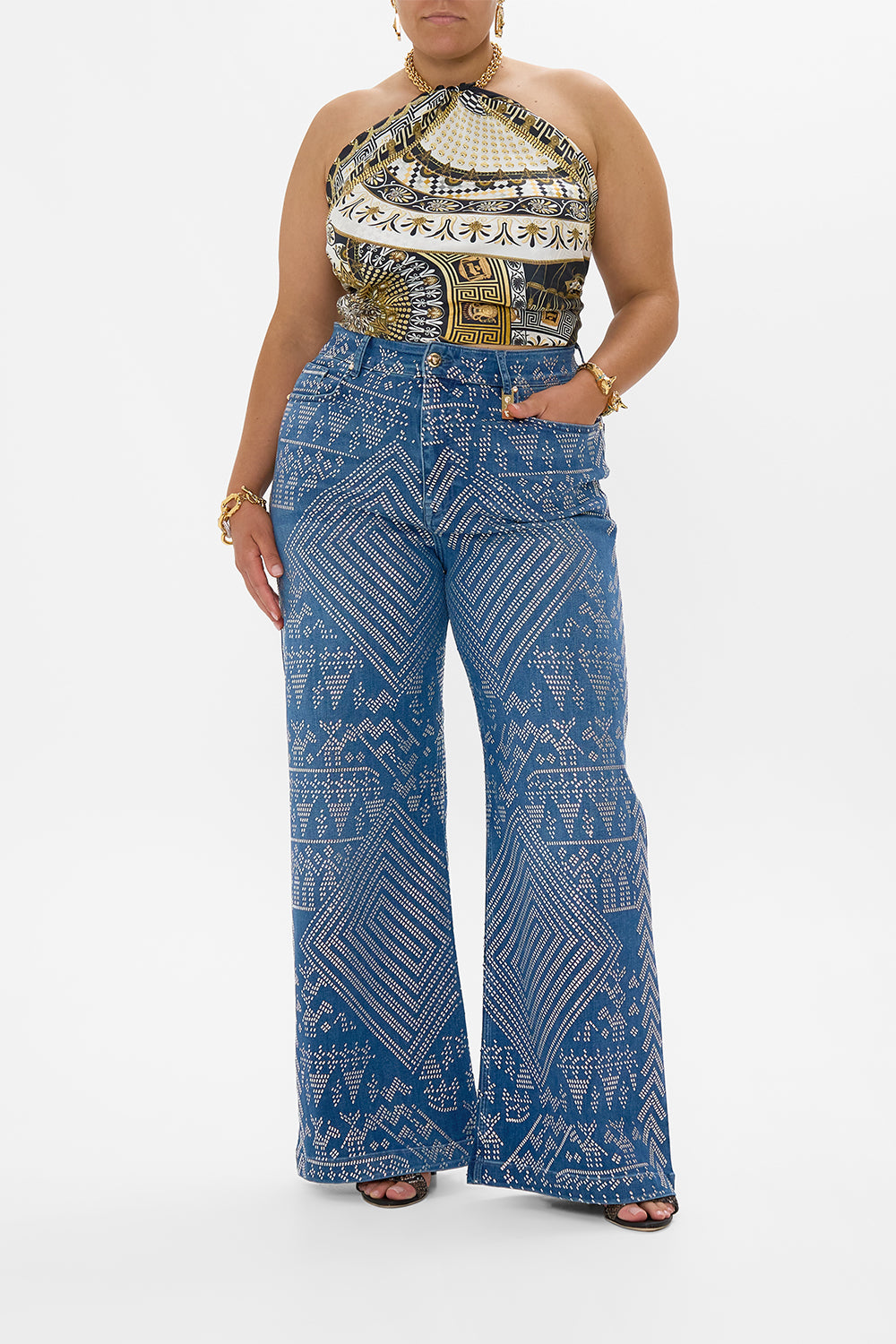 JENNA DESERT REIGN HIGH WAISTED FLARE DENIM