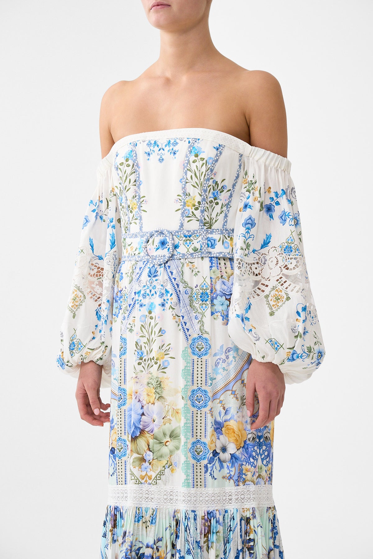 PUFF SLEEVE CORSET DRESS MY HOMESPUN HEART