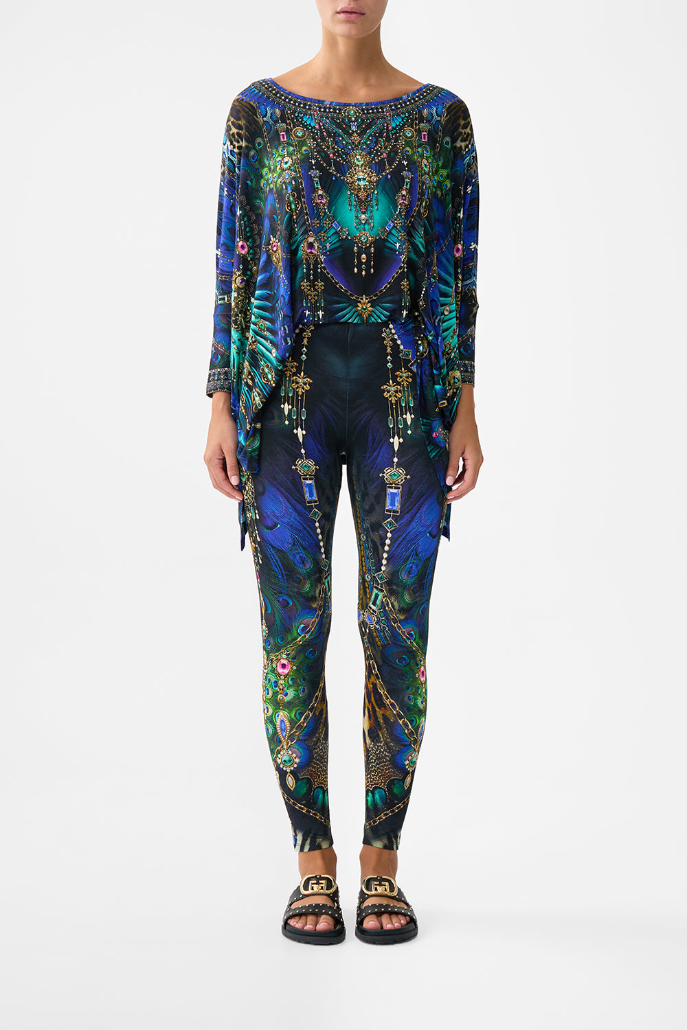 The CAMILLA Leggings in our Dominican Decadence print.