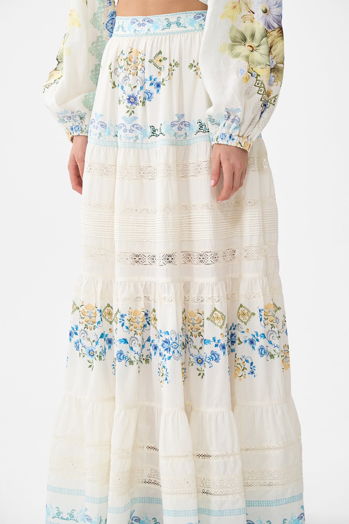 TIERED MAXI SKIRT MY HOMESPUN HEART