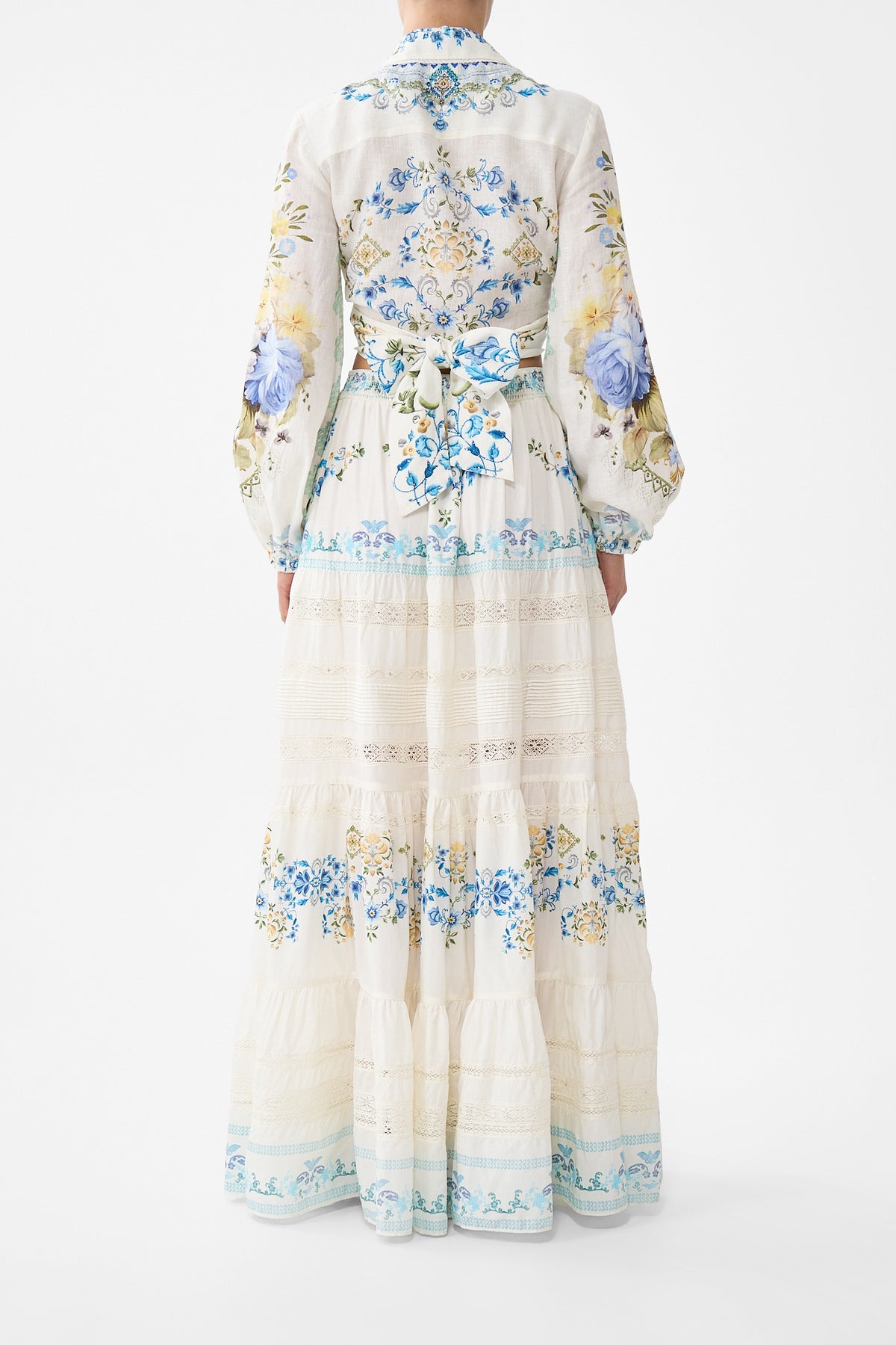 TIERED MAXI SKIRT MY HOMESPUN HEART