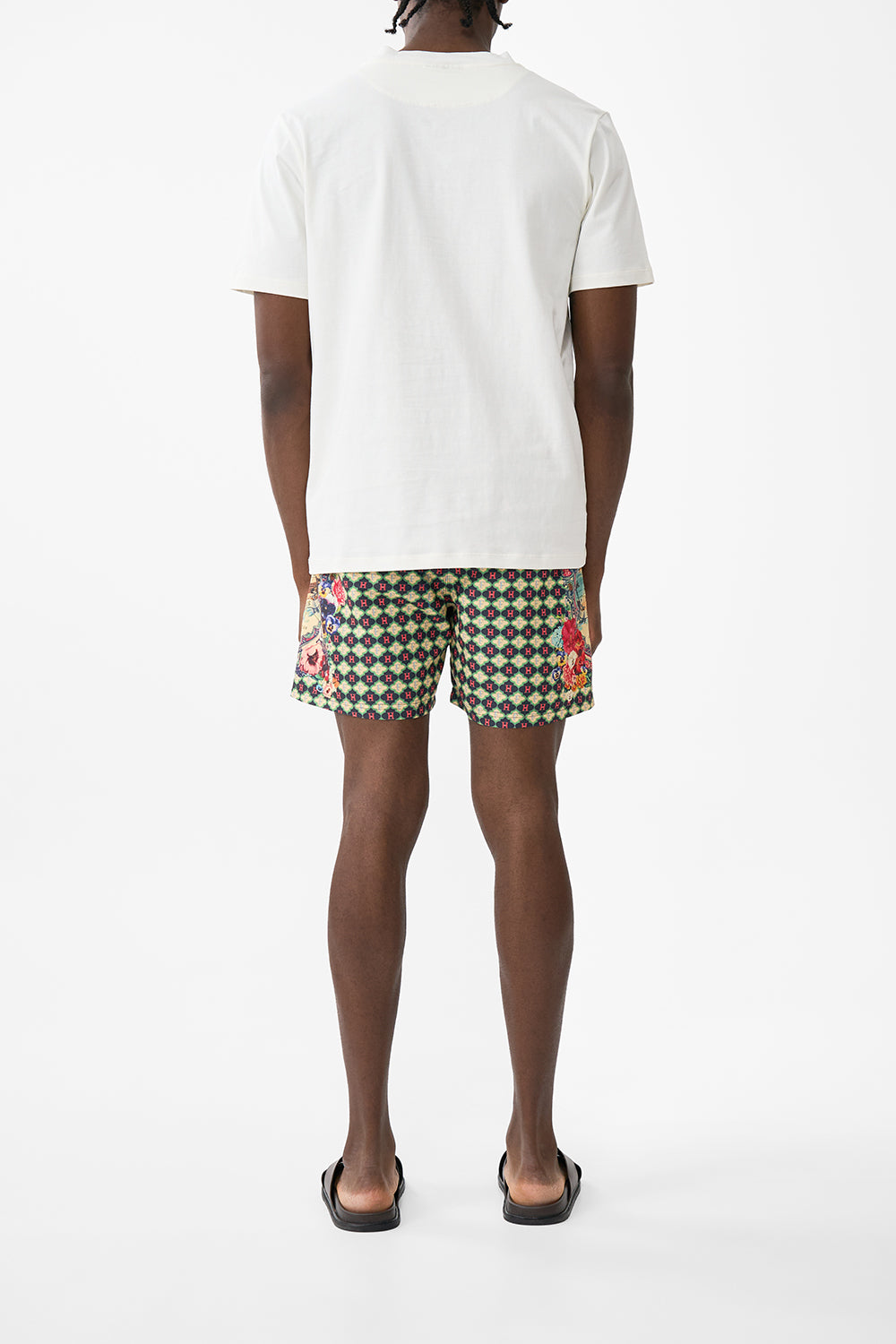 The CAMILLA Relaxed Heavyweight Crew Neck Tee in our Bathing Bombshell print.