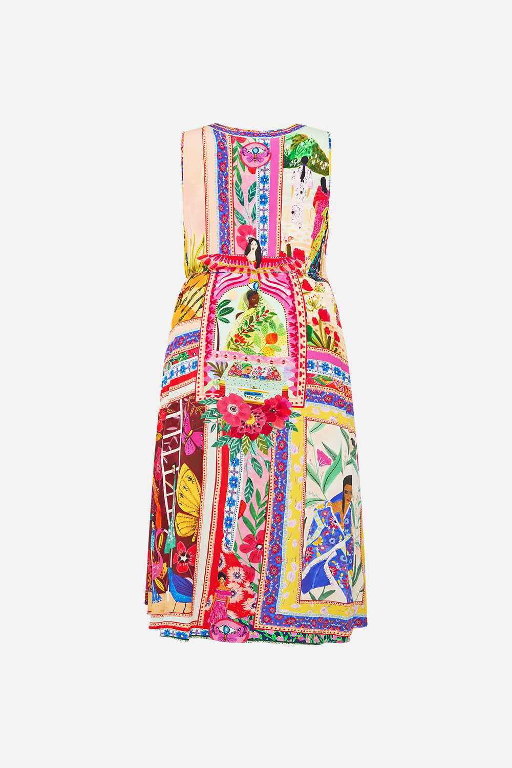 h3 product b3 V NECK RACERBACK DRESS ROEQIYAS REALM hello oversized regular kids-waistcoats