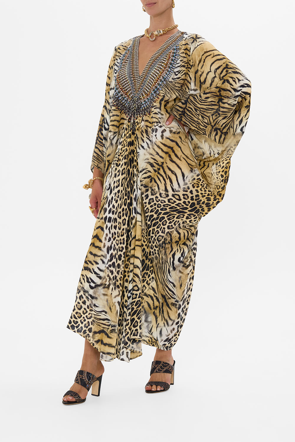 T SHAPE LONG KAFTAN JAGUAR
