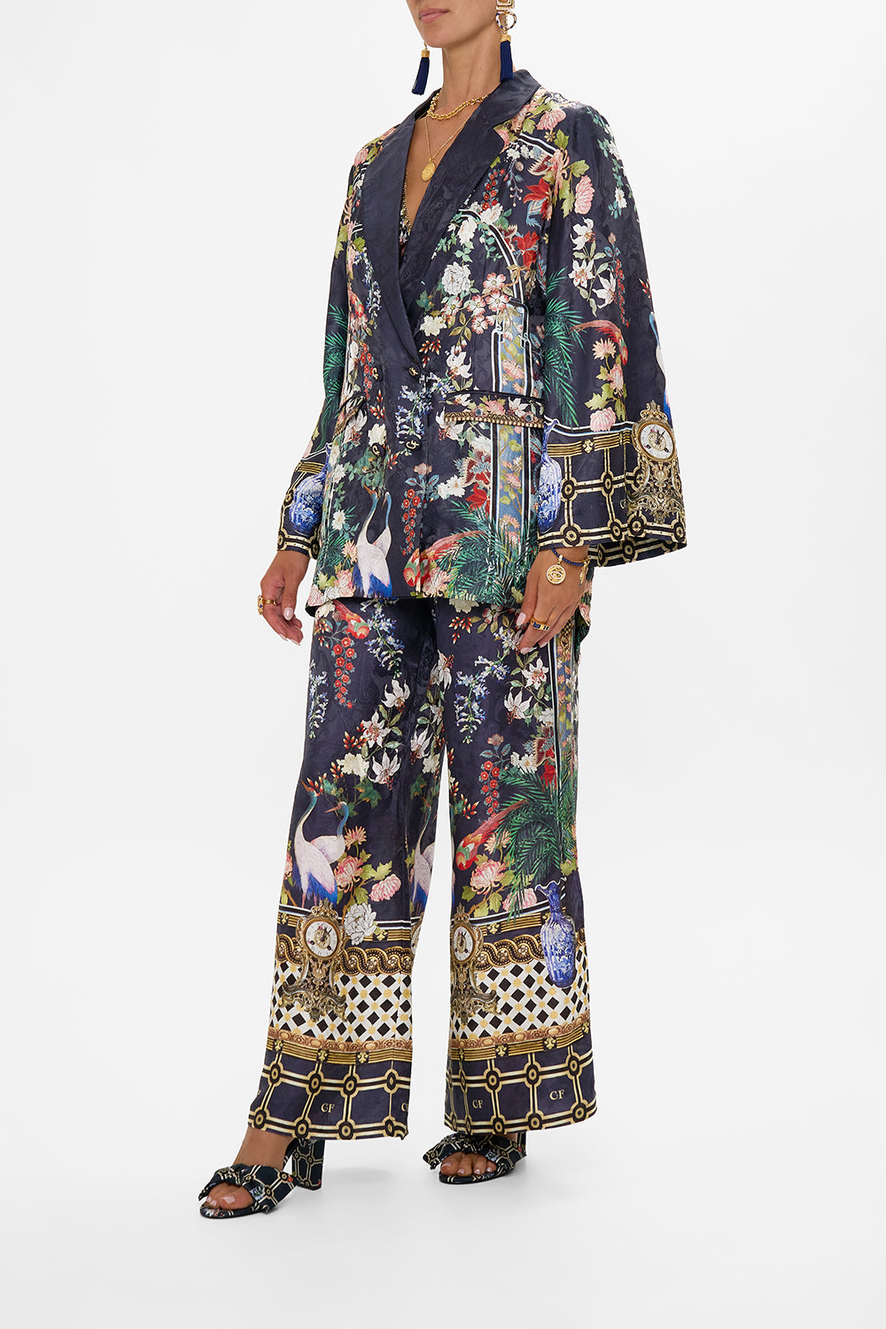 FLARED SLEEVE DOUBLE BREASTED JACKET PALACIO POETRY