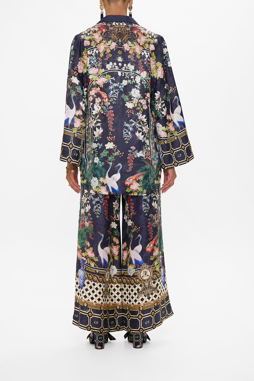 FLARED SLEEVE DOUBLE BREASTED JACKET PALACIO POETRY