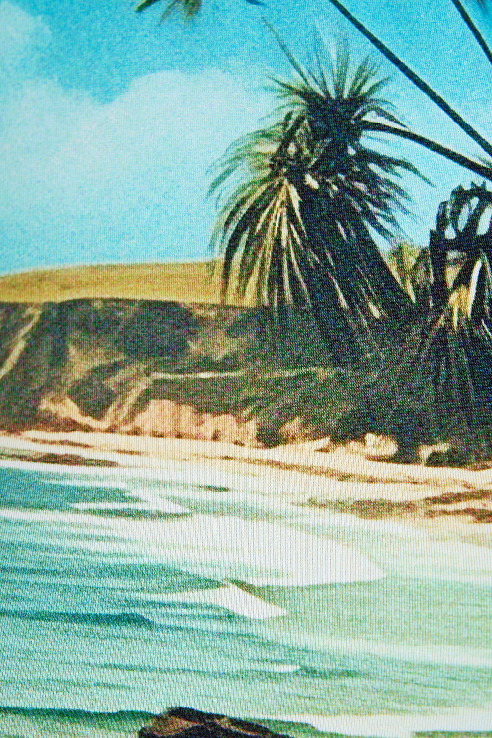 The CAMILLA Diamond Neck Thick Strap One Piece W Rings in our Bathing Bombshell print.