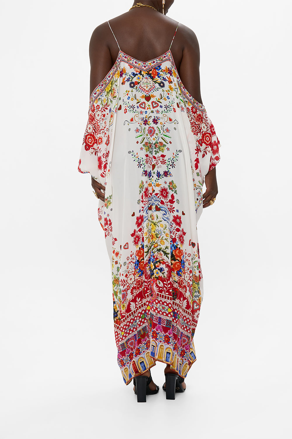SHOESTRING STRAP KAFTAN FAITH, LUCK & JUSTICE