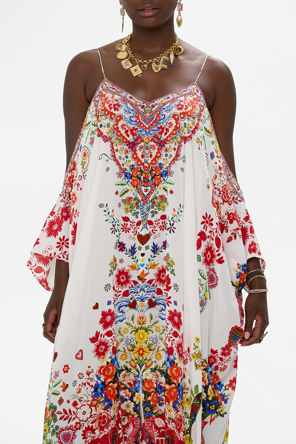 SHOESTRING STRAP KAFTAN FAITH, LUCK & JUSTICE