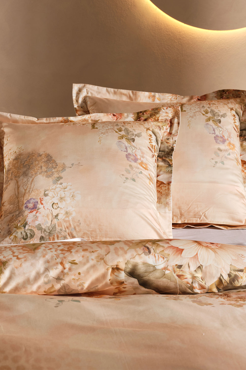 EUROPEAN PILLOWCASE ADORNED IN ANTIQUITY