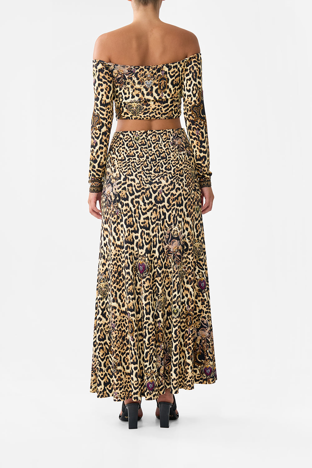 FLARED HEM JERSEY SKIRT SAINTS AND SISTERS