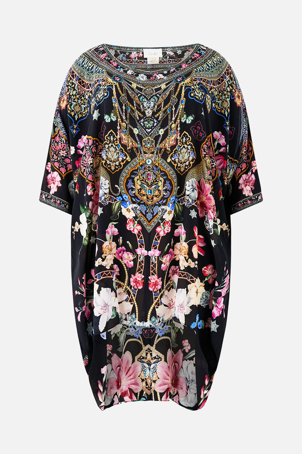 SCOOP BACK HEM DRESS MIDNIGHT IN MONSERRATE