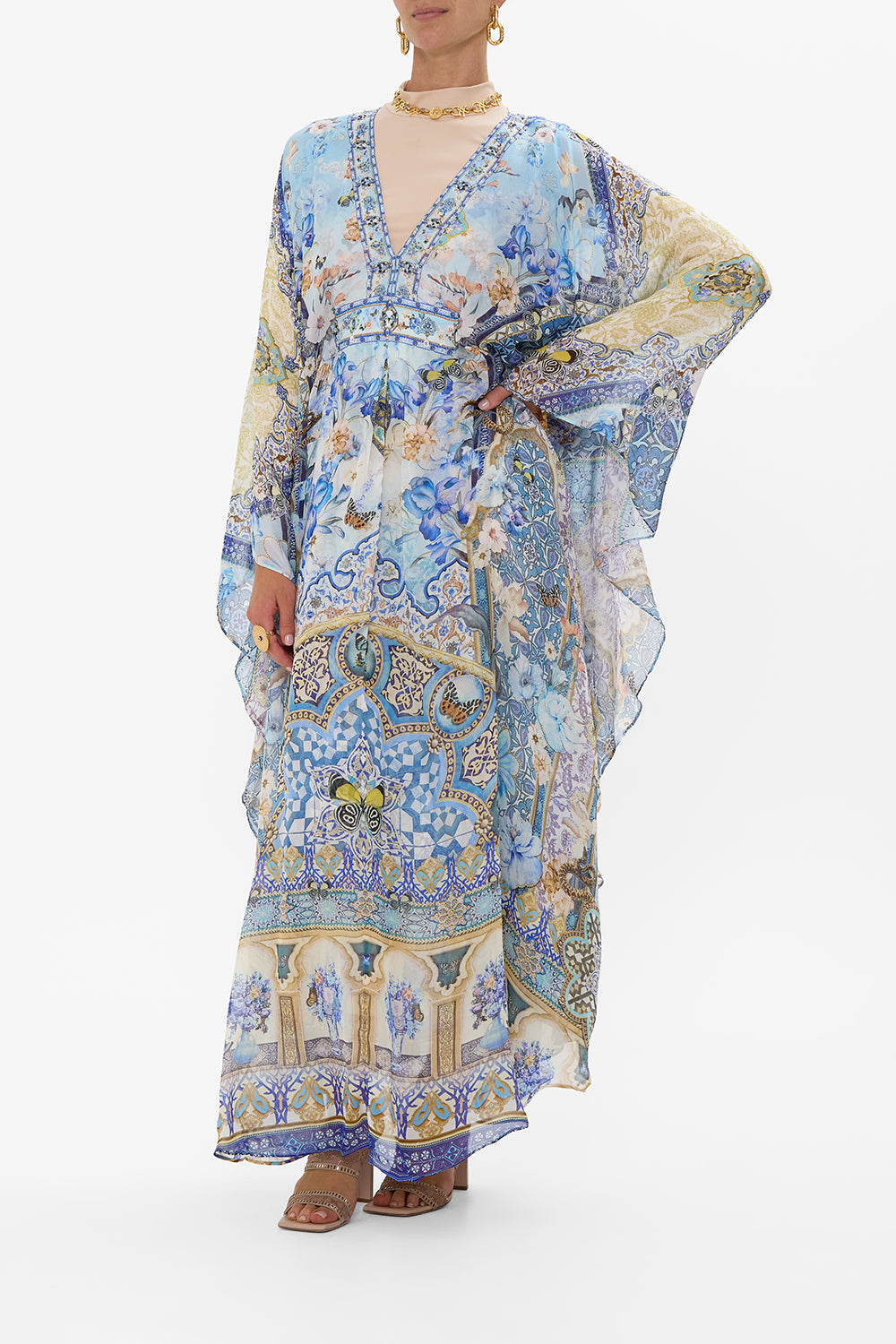 LONG KAFTAN WITH WAIST DETAIL AL MANIAL PALACE MEMOIRS