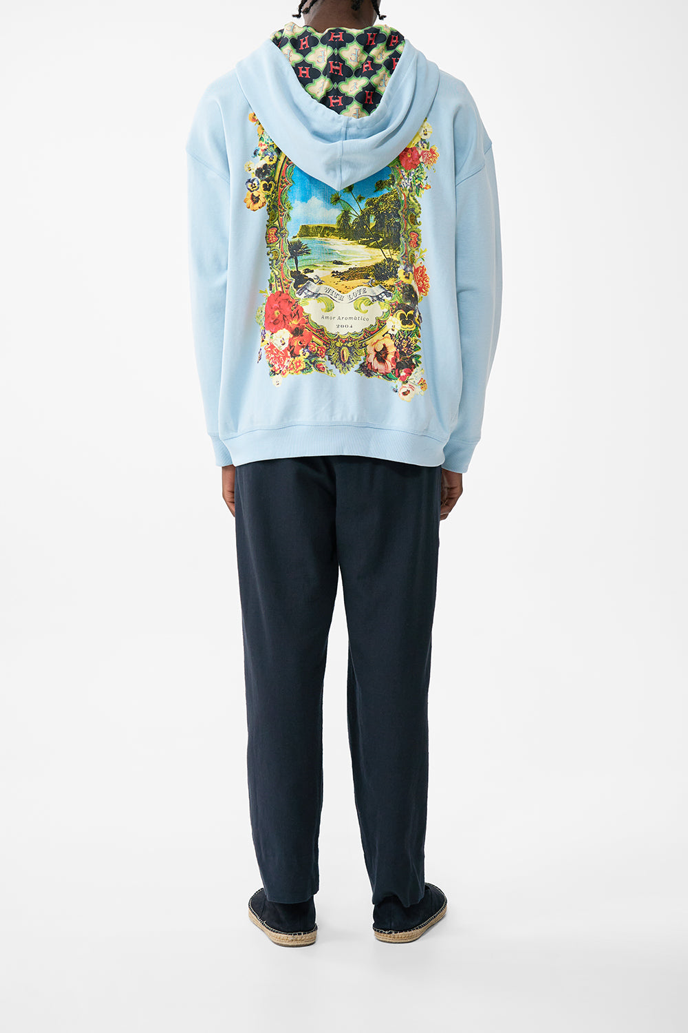 The CAMILLA Relaxed Fit Oversized Hoodie W Kanga Pocket in our Bathing Bombshell print.